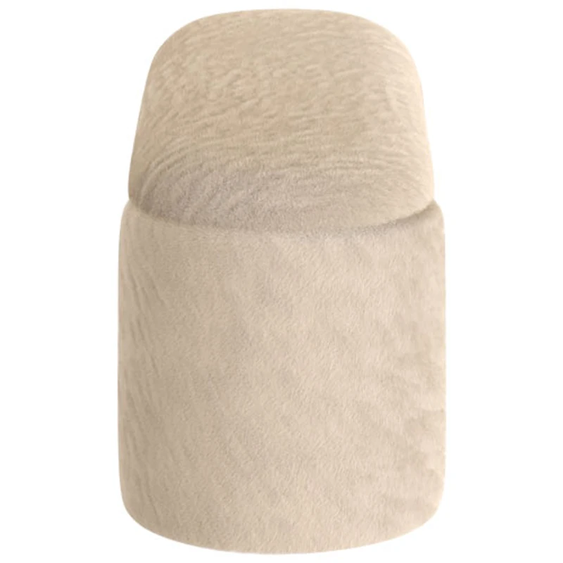 Inspire Fabric Bench Ottoman - Dark Beige