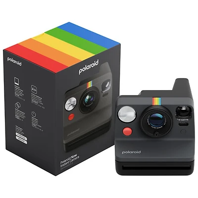 Appareil photo instantané de 3e génération Now de Polaroid - Noir