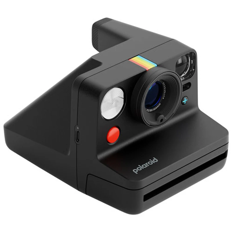 Appareil photo instantané de 3e génération Now+ (Plus) de Polaroid avec films - Noir
