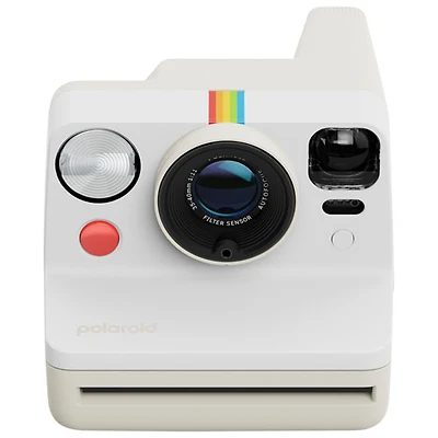 Appareil photo instantané de 3e génération Now de Polaroid avec films - Blanc - Exclusivité Best Buy