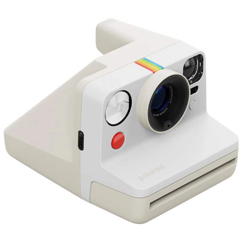 Appareil photo instantané de 3e génération Now de Polaroid avec films - Blanc - Exclusivité Best Buy