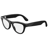 Ray-Ban | Meta Skyler (Gen 1) Glasses with AI, Photo, Video, Audio & Messaging - Shiny Black/Clear