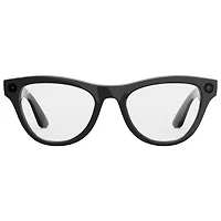 Ray-Ban | Meta Skyler (Gen 1) Glasses with AI, Photo, Video, Audio & Messaging - Shiny Black/Clear