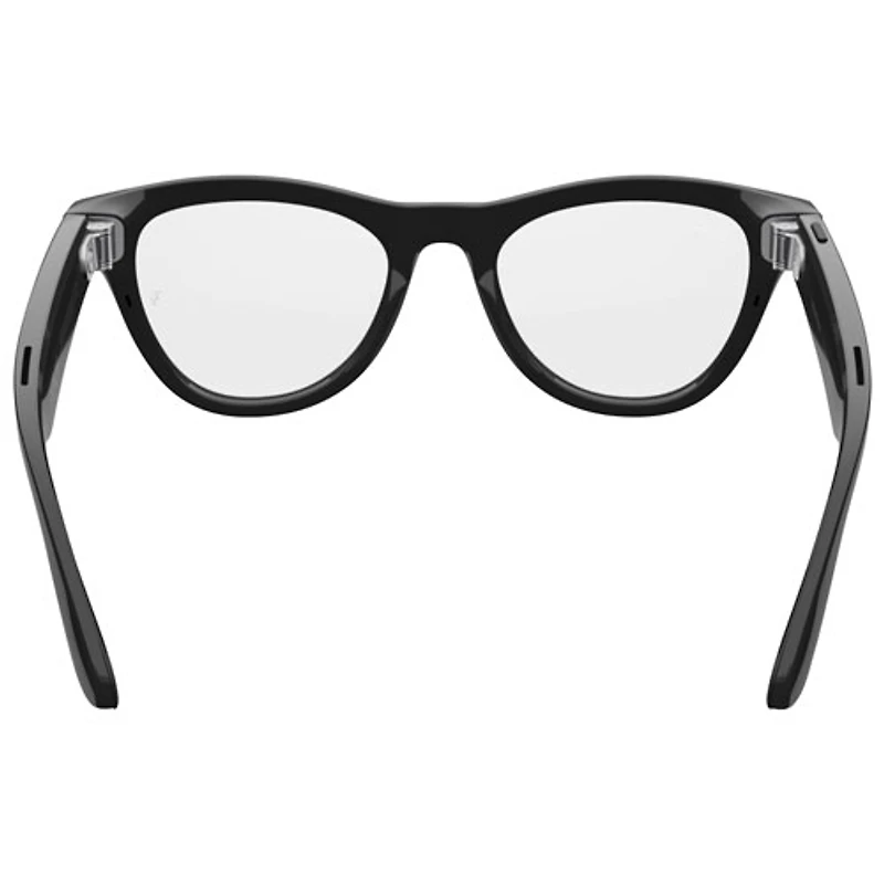 Ray-Ban | Meta Skyler (Gen 1) Glasses with AI, Photo, Video, Audio & Messaging - Shiny Black/Clear