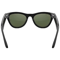 Ray-Ban | Meta Skyler (Gen 1) Glasses with AI, Photo, Video, Audio & Messaging - Shiny Black/G15 Green