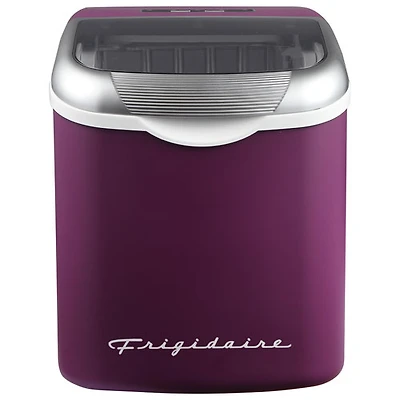 Frigidaire Retro 26 lb. Ice Maker (EFIC512-MERLOT) - Merlot - Only at Best Buy