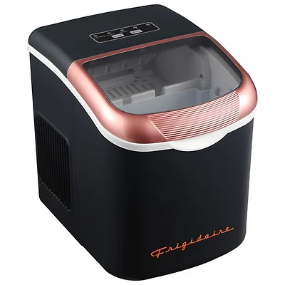 Frigidaire Retro 26 lb. Freestanding Ice Maker (EFIC512-BLACKRGLD) - Black