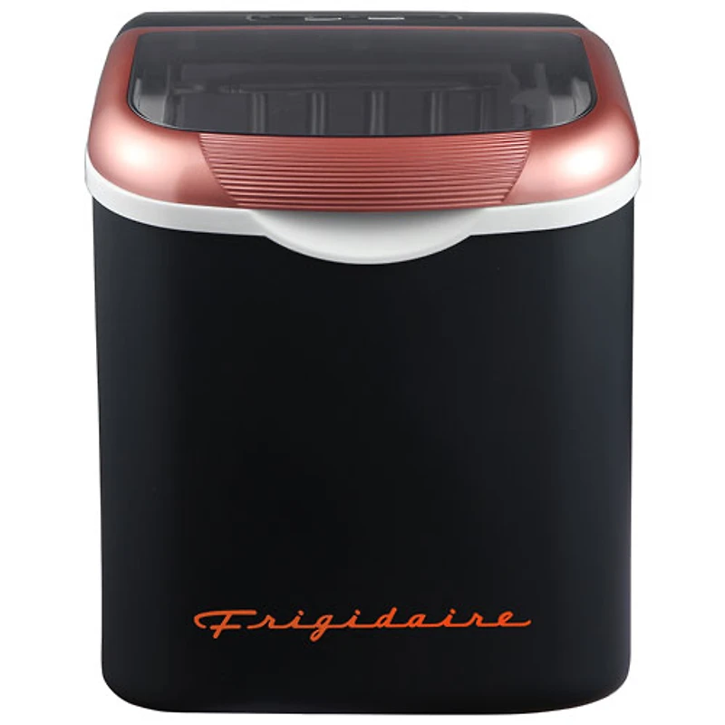 Frigidaire Retro 26 lb. Freestanding Ice Maker (EFIC512-BLACKRGLD) - Black