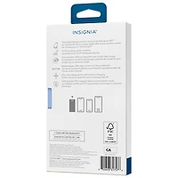 Insignia Fitted Hard Shell Case for iPhone 17 - Clear - Only at Best Buy