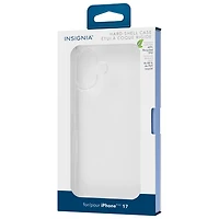 Étui rigide ajusté d'Insignia pour iPhone 17 - Transparent - Exclusivité de Best Buy