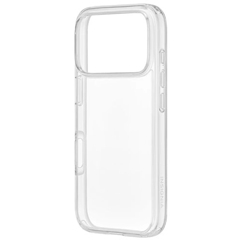 Insignia Fitted Hard Shell Case for iPhone 17 Pro - Clear - Only at Best Buy