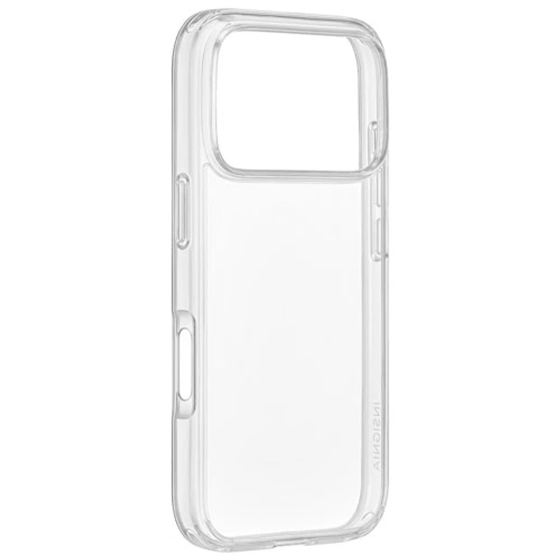 Insignia Fitted Hard Shell Case for iPhone 17 Pro - Clear - Only at Best Buy