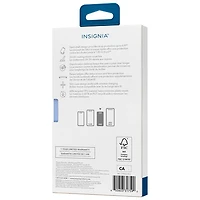 Insignia Fitted Hard Shell Case for iPhone 17 Pro - Clear - Only at Best Buy