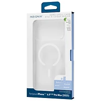 Insignia Fitted Hard Shell Case with MagSafe for iPhone 17 Pro Max - Clear - Only at Best Buy