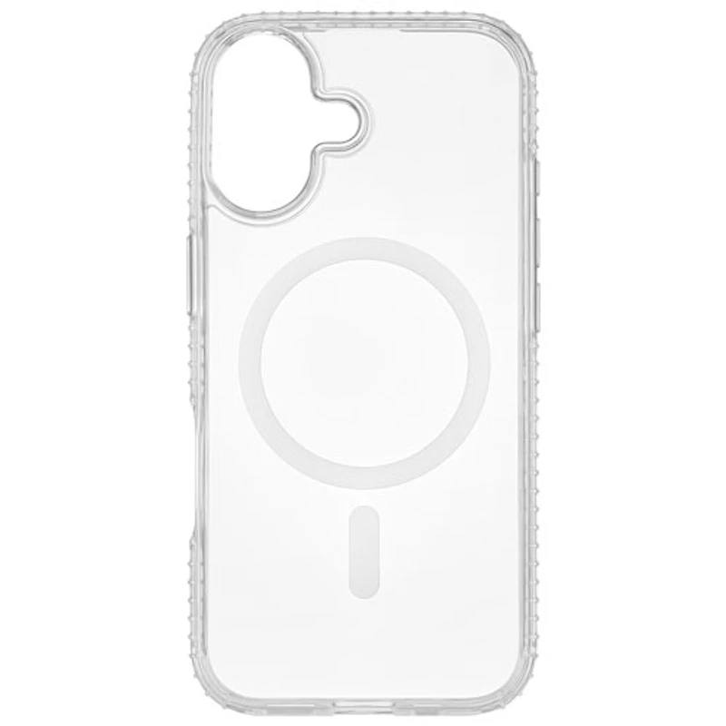 Insignia Fitted Hard Shell Case with MagSafe for iPhone 17 - Clear - Only at Best Buy