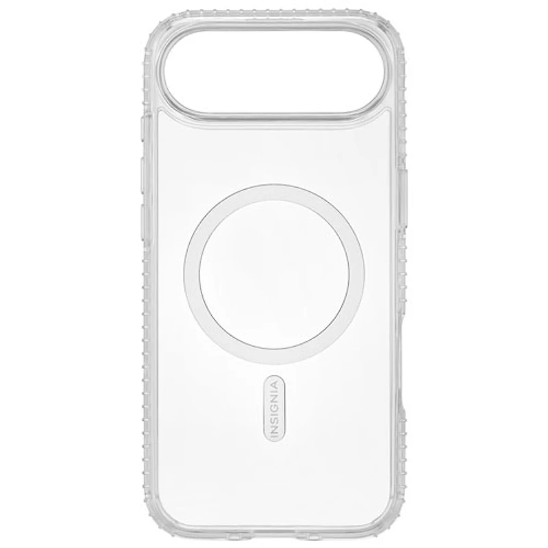 Insignia Fitted Hard Shell Case with MagSafe for iPhone Air - Clear - Only at Best Buy