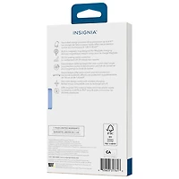 Insignia Fitted Hard Shell Case with MagSafe for iPhone Air - Clear - Only at Best Buy