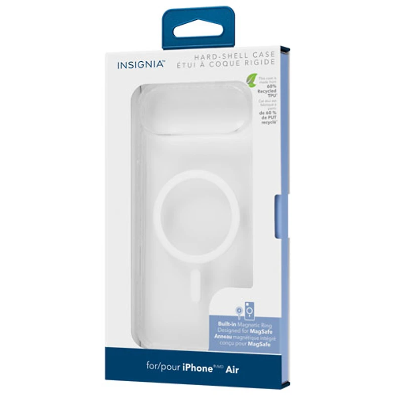 Insignia Fitted Hard Shell Case with MagSafe for iPhone Air - Clear - Only at Best Buy