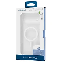 Insignia Fitted Hard Shell Case with MagSafe for iPhone Air - Clear - Only at Best Buy