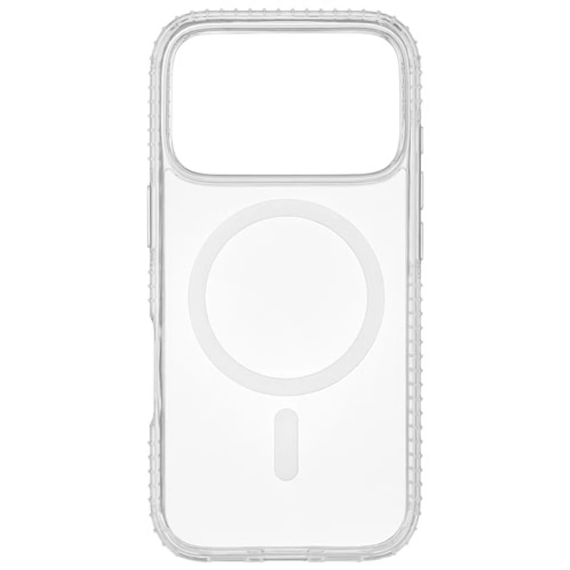 Insignia Fitted Hard Shell Case with MagSafe for iPhone 17 Pro - Clear - Only at Best Buy