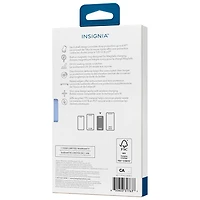 Insignia Fitted Hard Shell Case with MagSafe for iPhone 17 Pro - Clear - Only at Best Buy