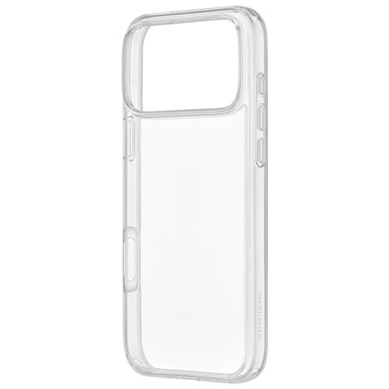 Insignia Fitted Hard Shell Case for iPhone 17 Pro Max - Clear - Only at Best Buy