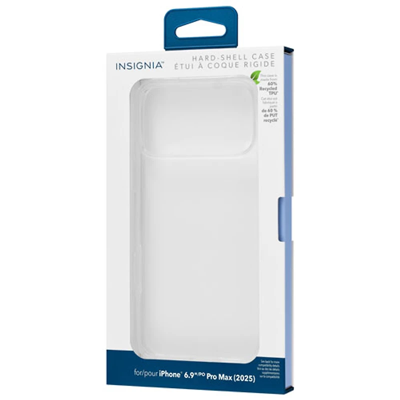 Insignia Fitted Hard Shell Case for iPhone 17 Pro Max - Clear - Only at Best Buy
