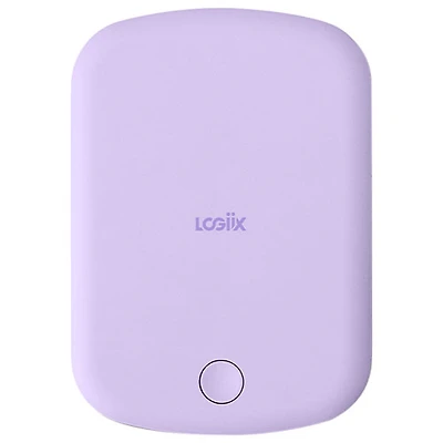 LOGiiX Vibrance Piston Power 5000 mAh Power Bank with MagSafe - Lavender