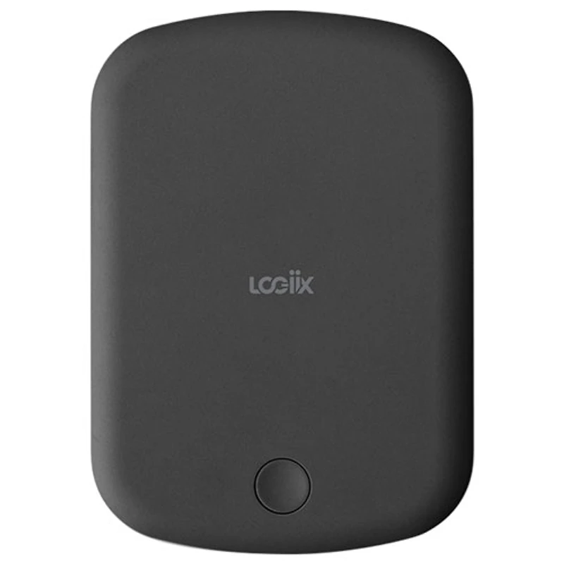 LOGiiX Vibrance Piston Power 5000 mAh Power Bank with MagSafe - Black
