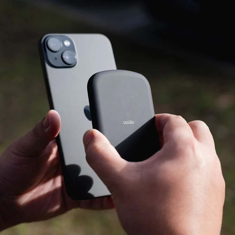 LOGiiX Vibrance Piston Power 5000 mAh Power Bank with MagSafe - Black