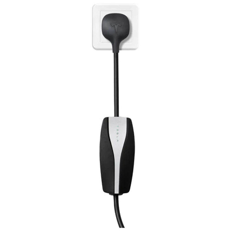 Tesla - Mobile Connector Portable Electric Vehicle (EV) Charger - 20' - Black - Exclusive Retail Partner
