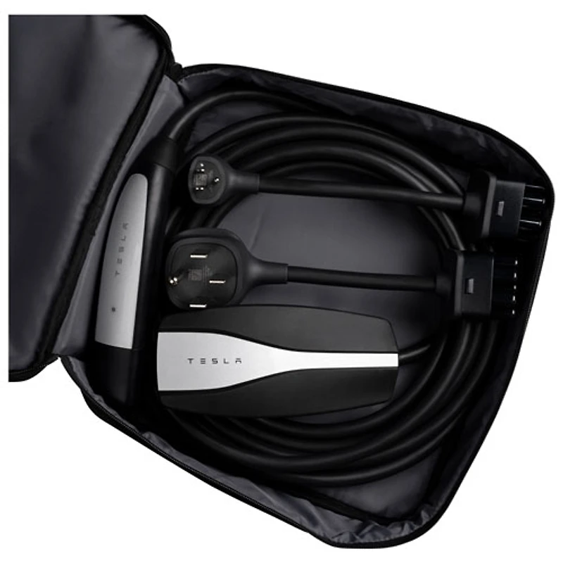 Tesla - Mobile Connector Portable Electric Vehicle (EV) Charger - 20' - Black - Exclusive Retail Partner