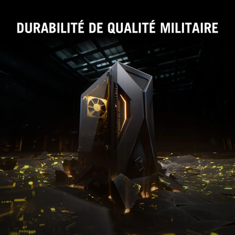 Ordinateur de jeu TUF Gaming T500 d'ASUS - Gris éclipse solaire (Core i5-13420H d'Intel/RAM 16 Go/SSD 1 To/RTX 3050)