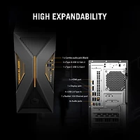 Ordinateur de jeu TUF Gaming T500 d'ASUS - Gris éclipse solaire (Core i5-13420H d'Intel/RAM 16 Go/SSD 1 To/RTX 3050)