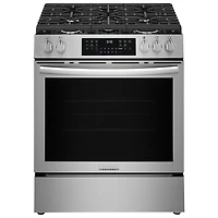 Frigidaire Gallery 30" 6.0 Cu.Ft. Fan Convection Freestanding Gas Air Fry Range (GCFG3059BF) - Stainless