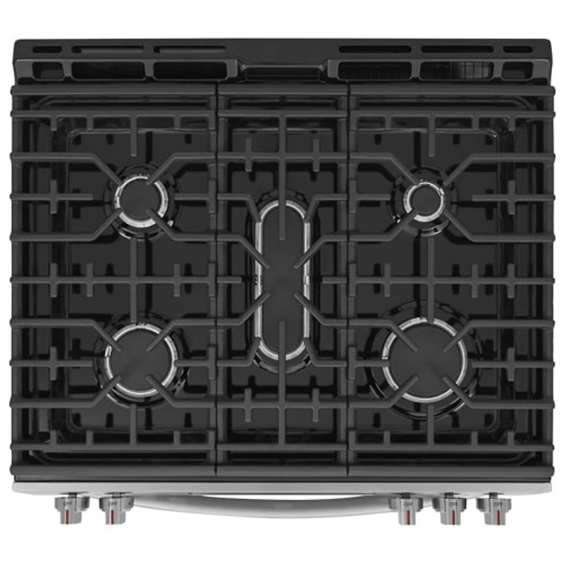 Frigidaire Gallery 30" 6.0 Cu.Ft. Fan Convection Freestanding Gas Air Fry Range (GCFG3059BF) - Stainless