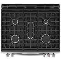 Frigidaire Gallery 30" 6.0 Cu.Ft. Fan Convection Freestanding Gas Air Fry Range (GCFG3059BF) - Stainless