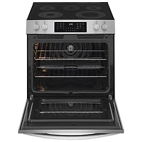 Frigidaire Gallery 30" 5.3 Cu.Ft. Fan Convection Freestanding Electric Air Fry Range (GCFE305CBF) -Stainless