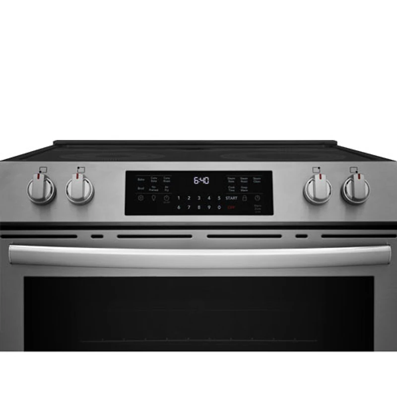 Frigidaire Gallery 30" 5.3 Cu.Ft. Fan Convection Freestanding Electric Air Fry Range (GCFE305CBF) -Stainless