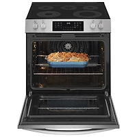 Cuisinière électrique autonome avec ventilateur, convection et friture à air de 5,3 pi³ et de 30 po Gallery de Frigidaire (GCFE305CBF) - Inox