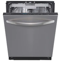 Frigidaire 24" 49dB Built-In Dishwasher with Stainless Steel Tub & Third Rack (FDSH4502BF) - Stainless