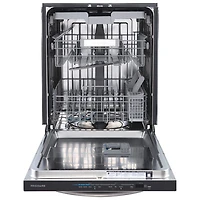 Frigidaire 24" 49dB Built-In Dishwasher with Stainless Steel Tub & Third Rack (FDSH4502BF) - Stainless
