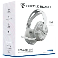Turtle Beach Stealth 500 Wireless Gaming Headset for PS5/PS4/PC - Arctic Camo