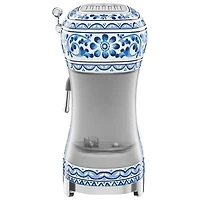 Smeg Manual Espresso Machine - Dolce & Gabanna Collection - Blue Mediterraneo