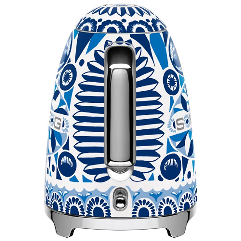 Smeg 50's Style Electric Kettle - 1.7L - Dolce & Gabanna Collection - Blue Mediterraneo