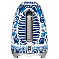 Smeg 50's Style Electric Kettle - 1.7L - Dolce & Gabanna Collection - Blue Mediterraneo