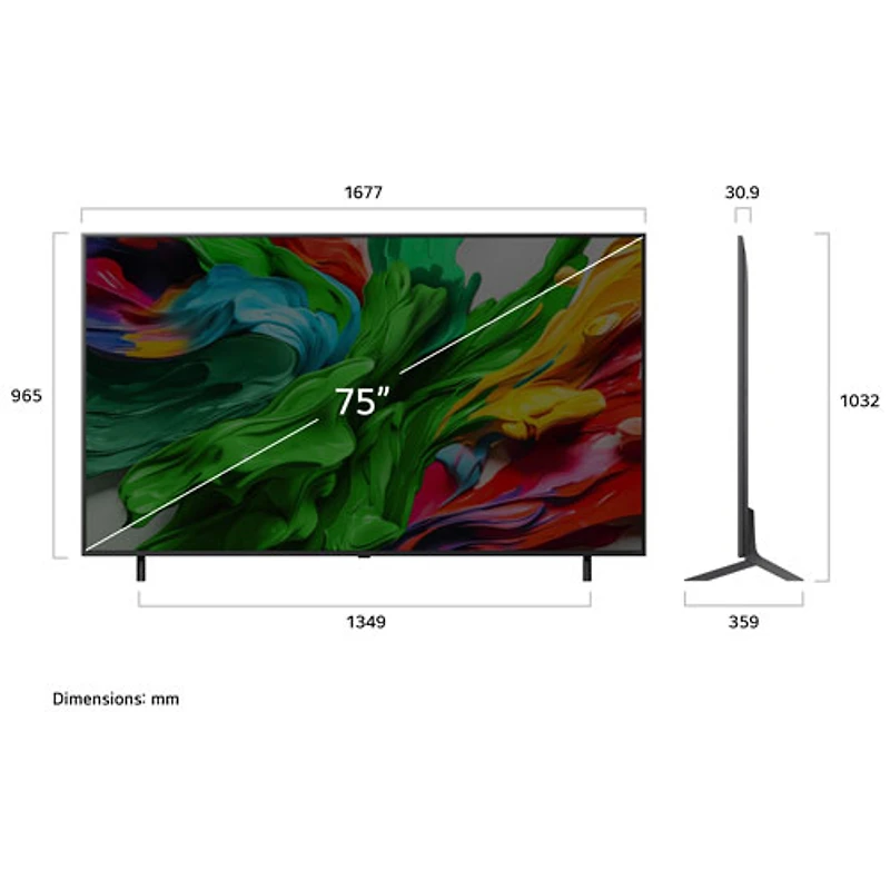 LG 75" QNED evo AI QNED85 4K UHD HDR Mini-LED Smart TV (75QNED85AYA) - 2025 - Only at Best Buy