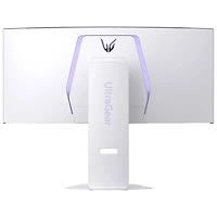 LG UltraGear 34" WQHD 240Hz 0.03ms GTG Curved OLED G-Sync FreeSync Gaming Monitor (34GX90SA-W) - White