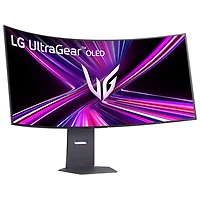 Moniteur de jeu incurvé DELO 5K 330 Hz GTG 0,03 ms G-Sync FreeSync UltraGear de 45 po de LG (45GX950A-B) - Noir