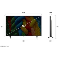 Téléviseur intelligent DEL HDR UHD 4K de 50 po NanoCell AI NANO80 série NANO80AUA de LG (50NANO80AUA) - 2025